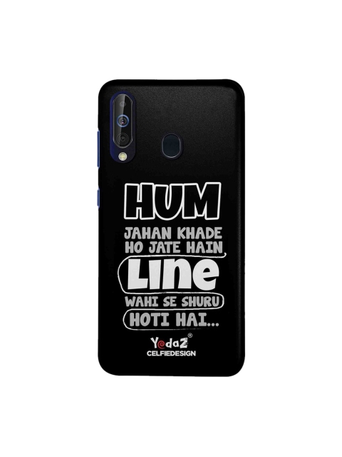 CelfieDesign Black Hum Jahan Khade Ho Jate Yedaz Samsung Galaxy A60 Back Cover