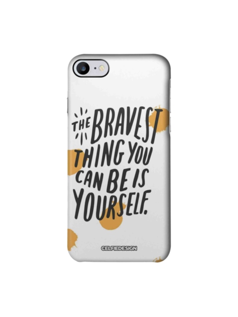 

CelfieDesign White Being Yourself Apple iPhone 7 Back Cover Signature
