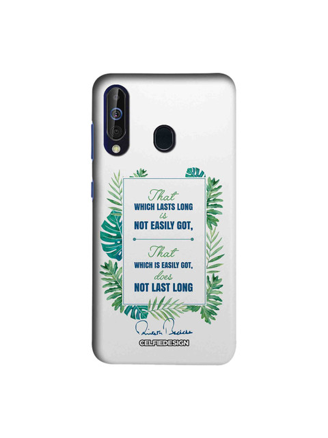 

CelfieDesign Multicoloured Lasts Long AB Quotes Samsung Galaxy A60 Back Cover, Multi