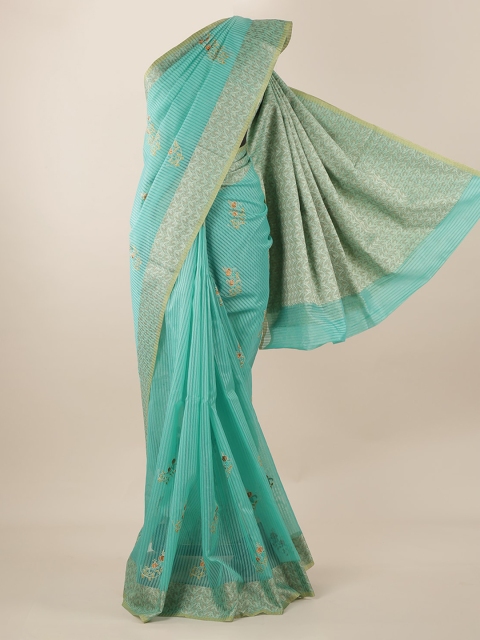 

Pothys Green Woven Design Saree