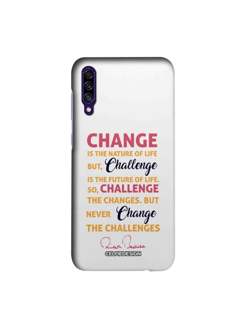 

CelfieDesign Multicoloured Challenge AB Quotes Samsung Galaxy A30s Back Cover, Multi