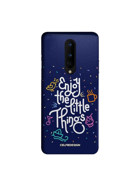 

CelfieDesign Multicoloured Enjoy The Little Things OnePlus 8 Back Cover, Multi