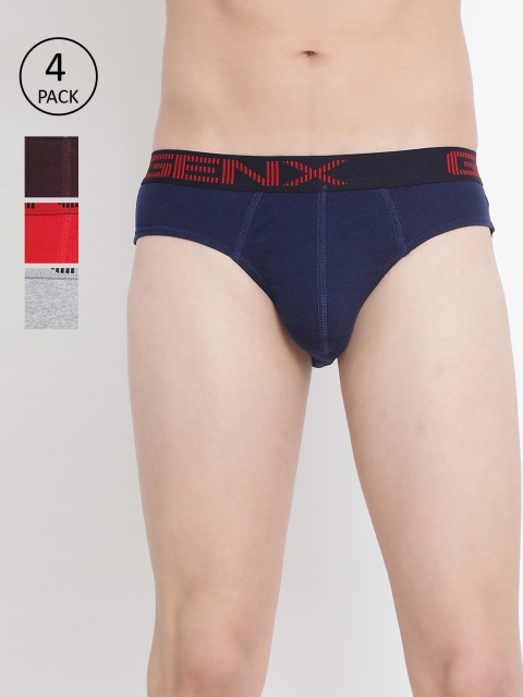 

Genx Men Pack of 4 Assorted Briefs GENX_FLT_BRF_OE_4PC