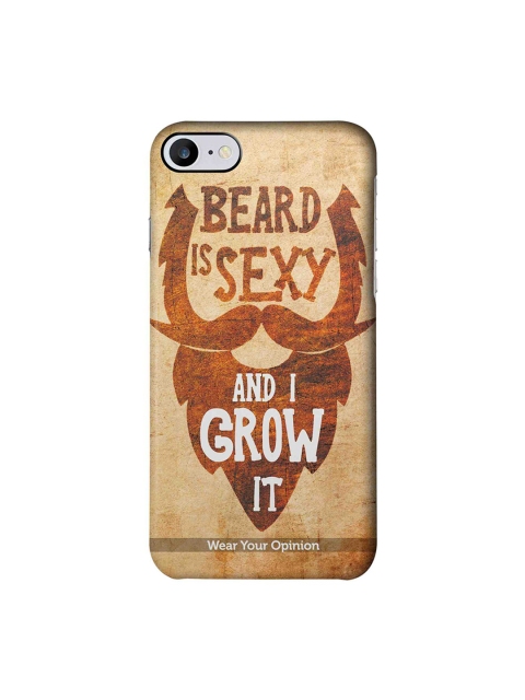 

CelfieDesign Beige & Brown Beard is sexy Apple iPhone 7 Back Cover