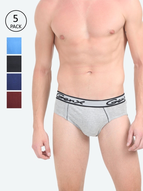 

Genx Men Pack of 5 Assorted Briefs GENX_GUSTO_OE_5PC