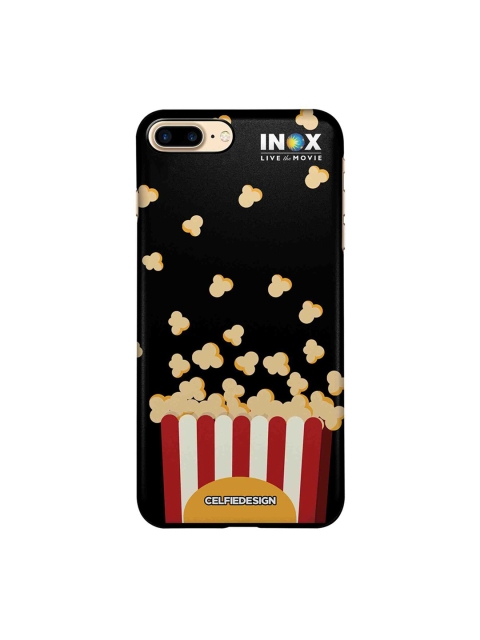 

CelfieDesign Black & Red Popcorn INOX Printed Apple iPhone 8 Plus Sustainable Back Cover