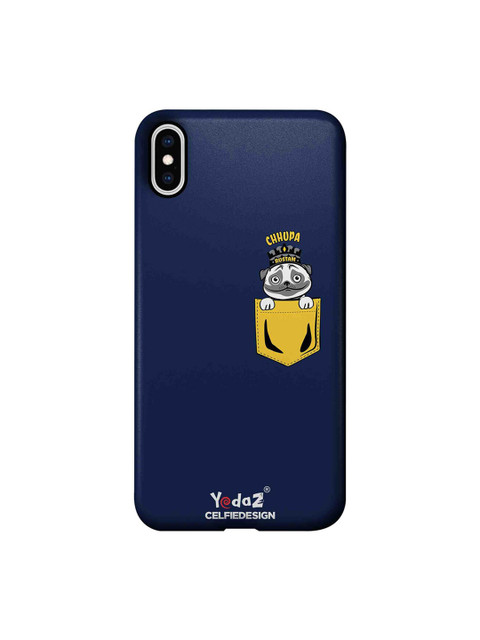 

CelfieDesign Navy Blue Chhupa Rustom iPhone Xs Max Sustainable Back Case