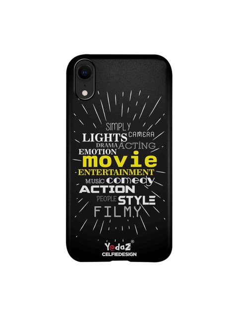 

CelfieDesign Black Movie Entertainment Comedy Yedaz Apple iPhone XR Back Cover