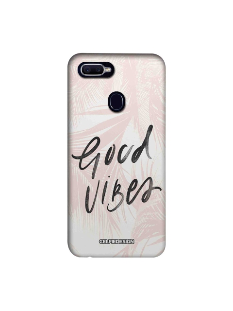 

CelfieDesign Pink & Black Good Vibes Printed Oppo F9 Pro Back Cover