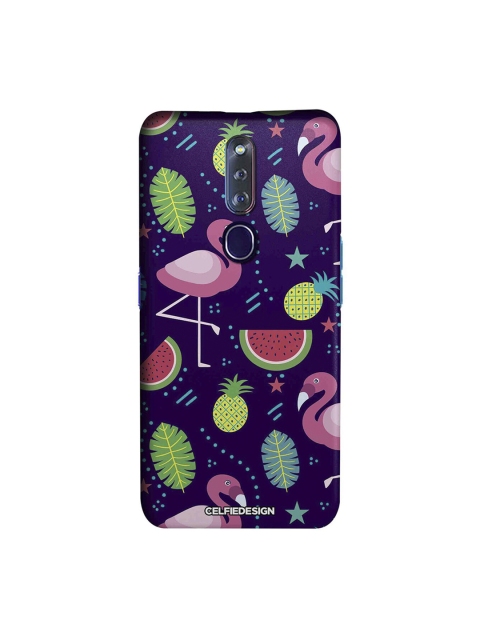

CelfieDesign Blue Flamingo Oppo F11 Pro Back Cover Base 501