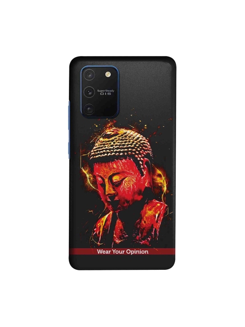 

CelfieDesign Unisex Peace Buddha Wear Your Opinion Samsung Galaxy S10 Lite Back Cover, Black