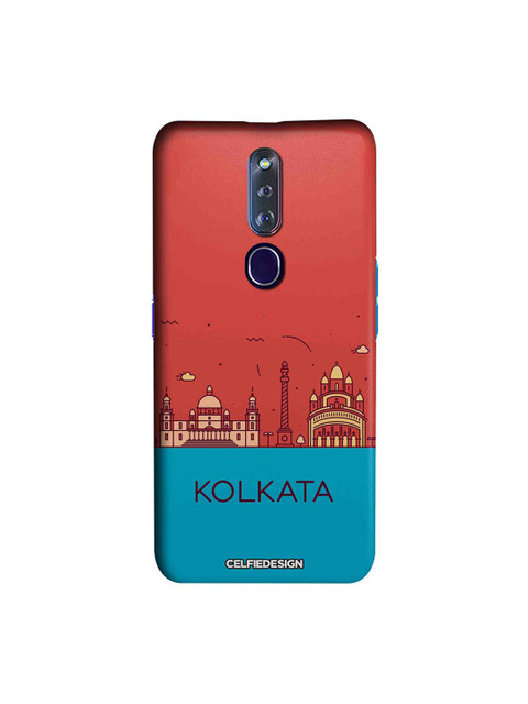 

CelfieDesign Red & Blue Kolkata Skyline Oppo F11 Pro Sustainable Back Cover