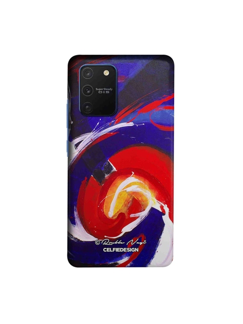

CelfieDesign Multicoloured Waves Samsung Galaxy S10 Lite Back Cover, Multi