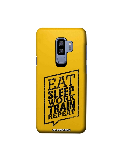 

CelfieDesign Yellow Eat Sleep Samsung Galaxy S9 Plus Back Cover