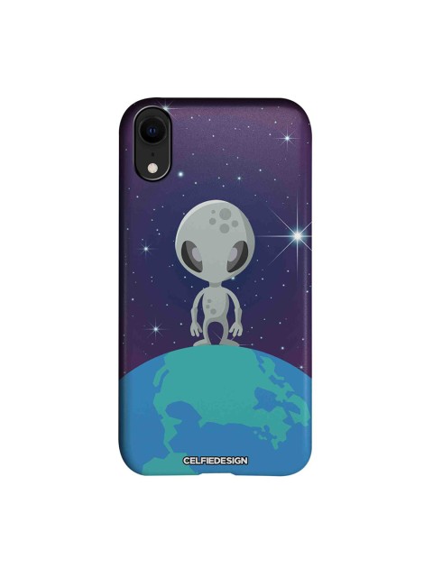 

CelfieDesign Navy Blue Alien Apple iPhone XR Back Cover