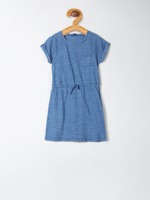

GAP Girls Blue Solid A-Line Dress