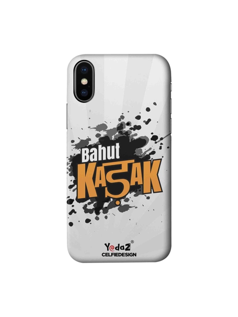 

CelfieDesign Grey Yedaz Bahut Kadak Printed Apple iPhone XS Back Cover