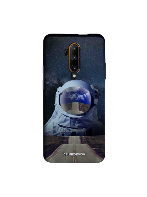 

CelfieDesign Multicolored Space OnePlus 7T Pro Back Cover, Multi