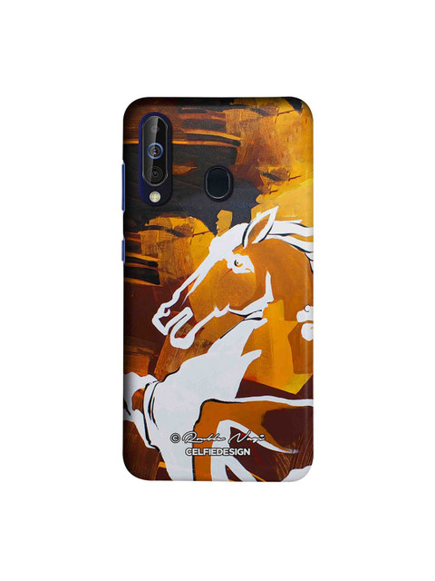 

CelfieDesign Orange & White Glory Run Samsung Galaxy M40 Back Case