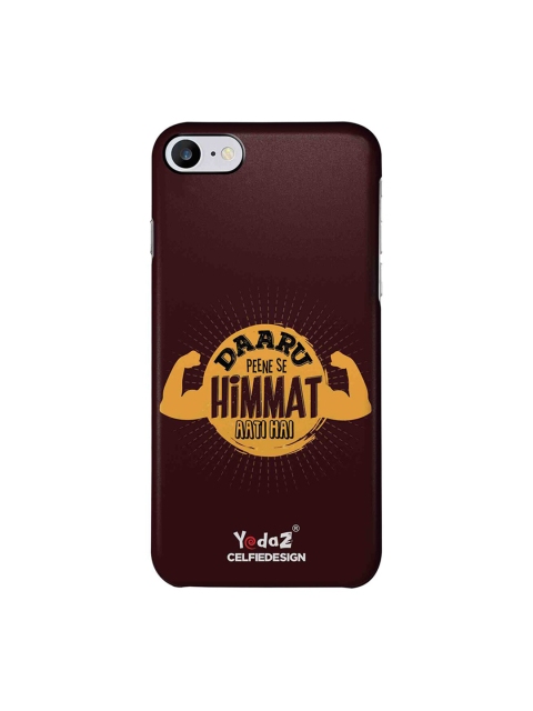 

CelfieDesign Brown Daaru Peene Se Himmat Aati Hai Yedaz Apple iPhone 7 Back Cover