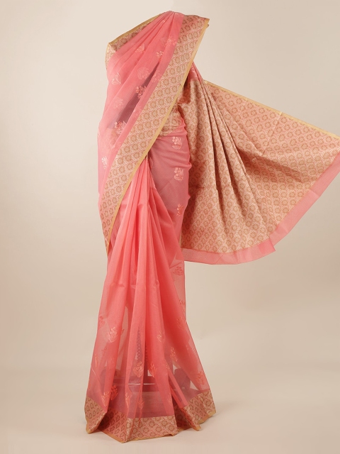 

Pothys Pink Woven Design Saree