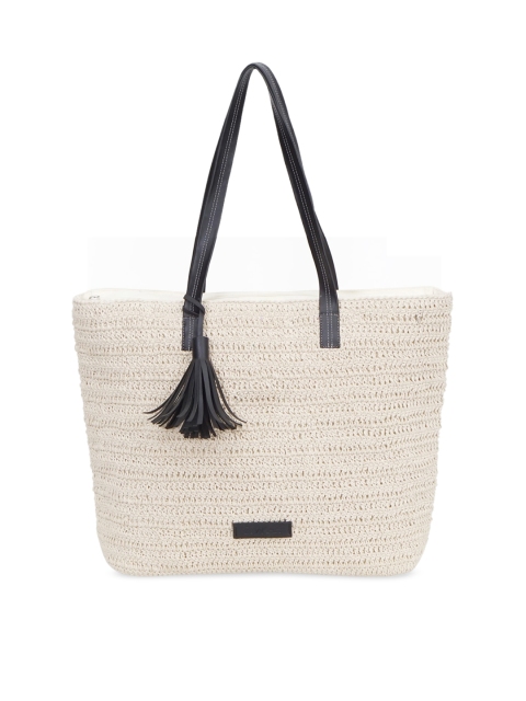 

Diwaah Off-White Striped Shoulder Bag