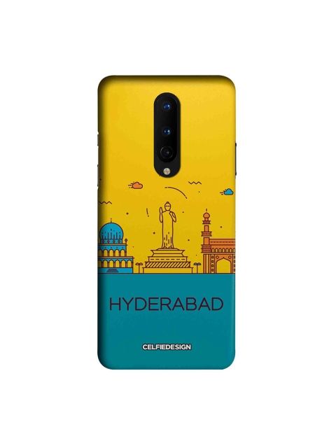 

CelfieDesign Yellow & Blue Hyderabad Skyline OnePlus 8 Back Cover