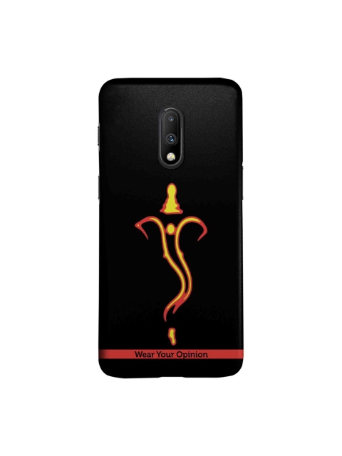

CelfieDesign Multicoloured Ganesha Neon OnePlus 7 Back Cover, Multi