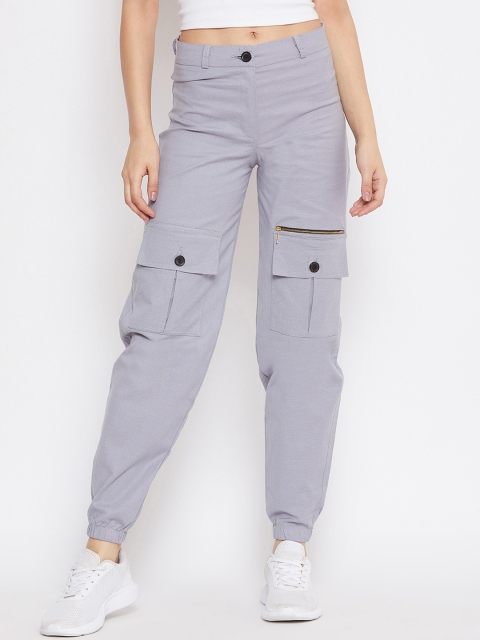 

Rider Republic Women Grey Loose Fit Solid Joggers