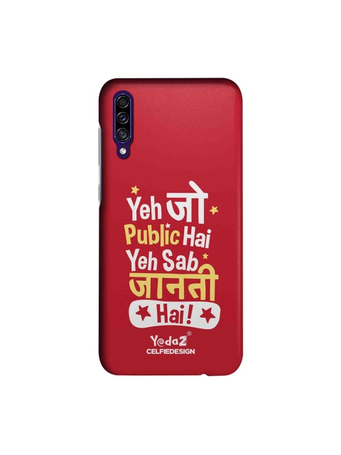 

CelfieDesign Yeh Jo Public Hai Samsung Galaxy A30s Back Cover Yedaz, Red