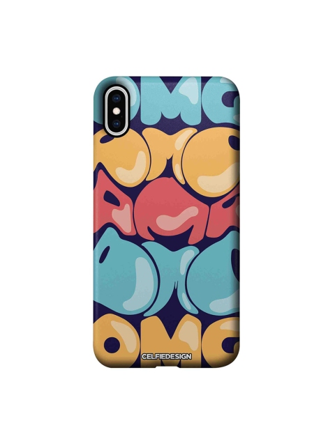 

CelfieDesign Multicolored OMG Apple iPhone XS Max Back Cover Swagger, Multi