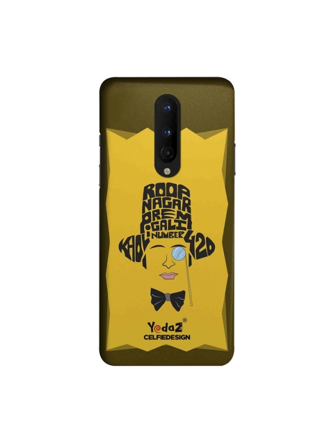 

CelfieDesign Kholi Number 420 OnePlus 8 Back Cover, Yellow