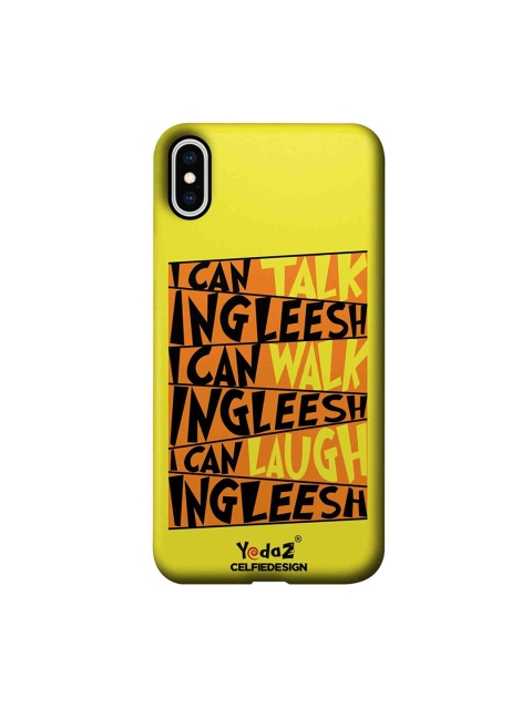 

CelfieDesign Yellow I Can Talk Ingleesh I Can Apple iPhone XS Max Back Cover