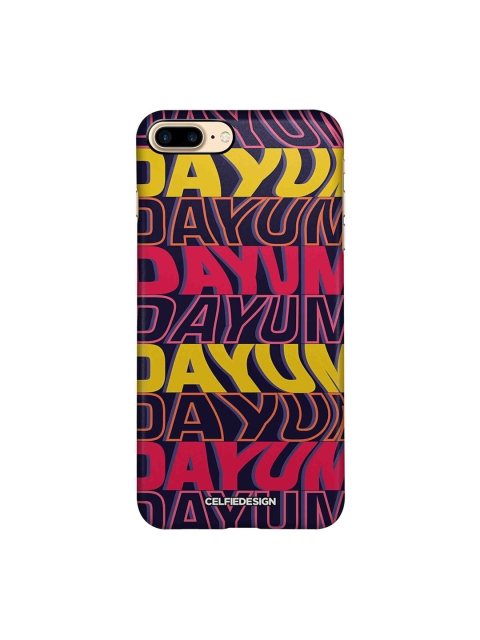 

CelfieDesign Pink & Yellow Swagger Dayum Apple iPhone 8 Plus Back Cover