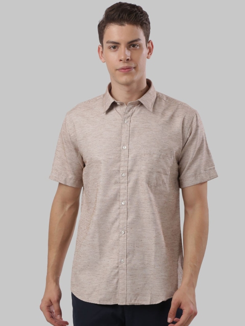 

Next Look Men Beige Regular Fit Solid Casual Shirt
