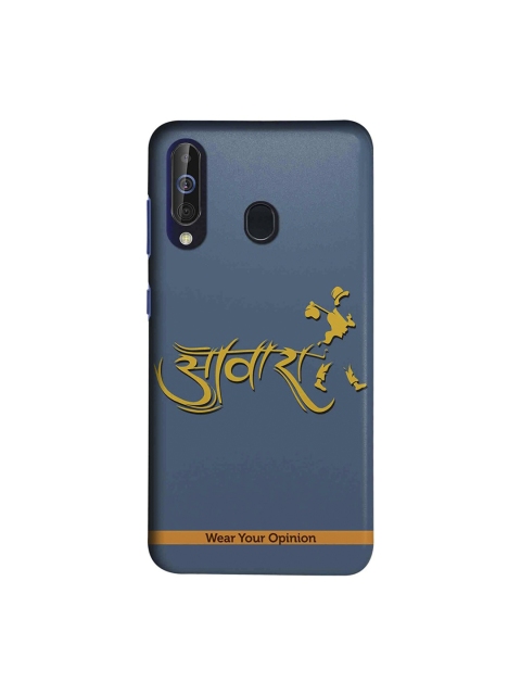 

CelfieDesign Awaara Samsung Galaxy A60 Back Cover Wear Your Opinion, Navy blue