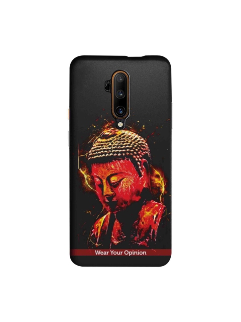 

CelfieDesign Black & Red Peace Buddha OnePlus 7T Pro Back Cover