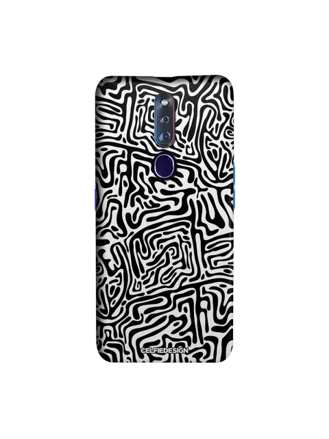 

CelfieDesign Maze Abstract Oppo F11 Pro Back Cover Base 501, Black