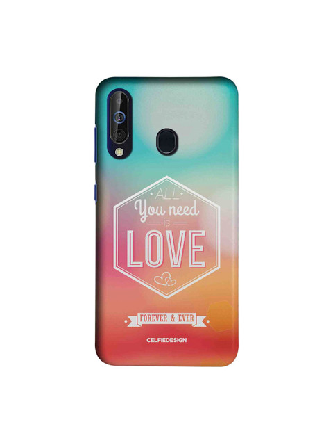 

CelfieDesign Multicolored All You Need is Love Samsung Galaxy A60 Back Cover, Multi