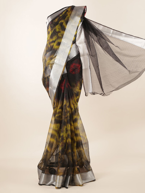 

Pothys Green Woven Design Saree