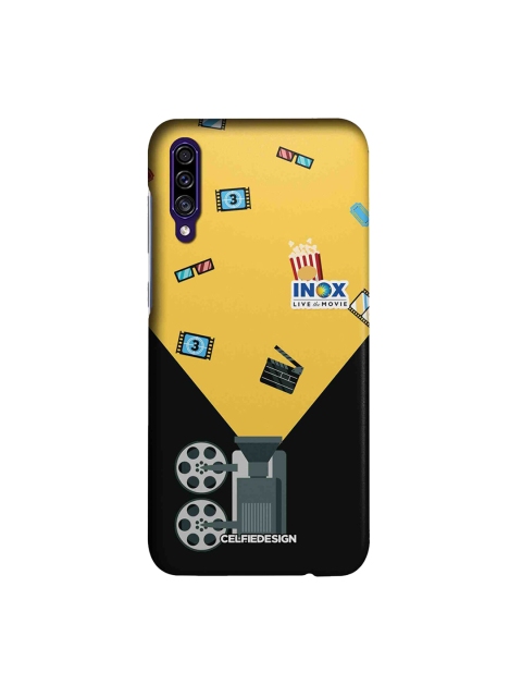 

CelfieDesign Yellow & Black Inox Cinema Samsung Galaxy A30s Back Cover