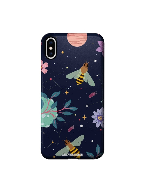 

CelfieDesign Unisex Black Space And Nature Bees Apple iPhone Xs Max Back Cover