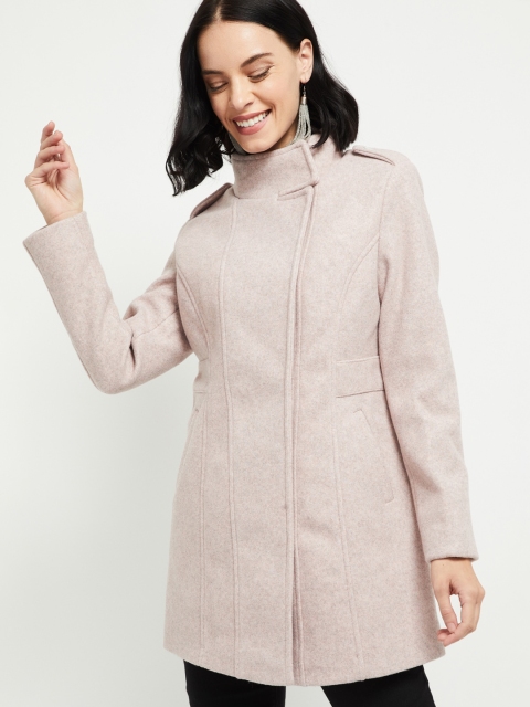 

max Women Pink Solid Sweatshirt