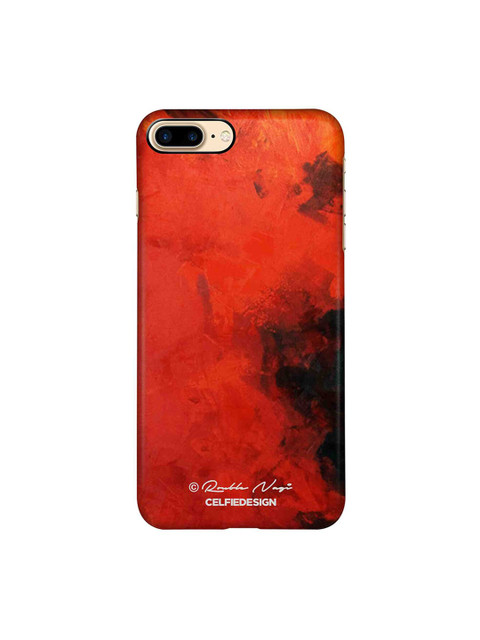 

CelfieDesign Red & Black Red On Me Rouble Nagi Printed Apple iPhone 8 Plus Sustainable Back Cover