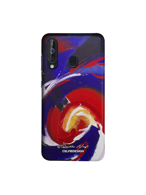 

CelfieDesign Purple & Red Waves Samsung Galaxy M40 Back Cover