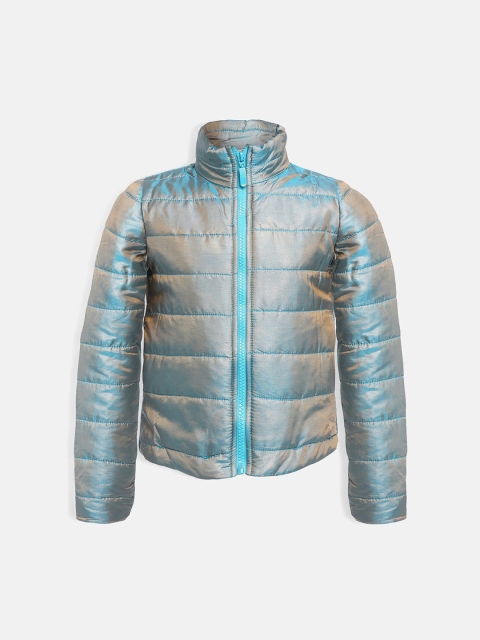 

Oxolloxo Girls Blue Solid Padded Jacket
