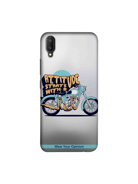 

CelfieDesign Multicoloured Attitude With Kick Vivo V11 Pro Back Cover, Multi