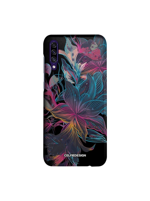 

CelfieDesign Multicolored Neon Flowers Samsung Galaxy A30s Back Cover, Multi