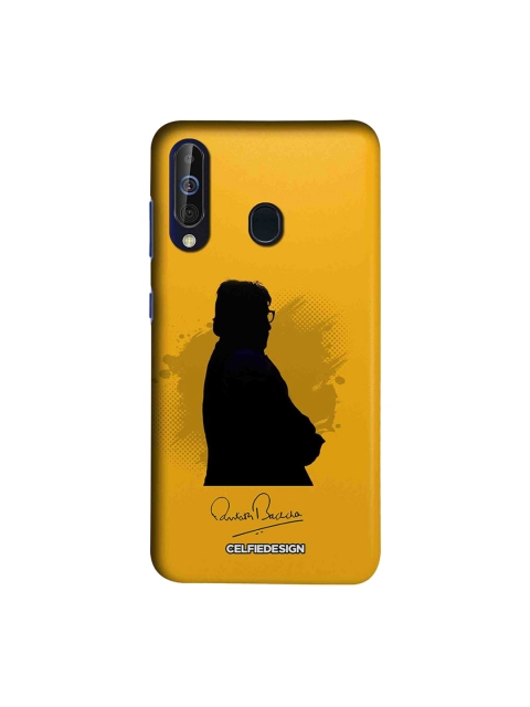 

CelfieDesign Yellow & Black BB With Signature Samsung Galaxy M40 Back Cover
