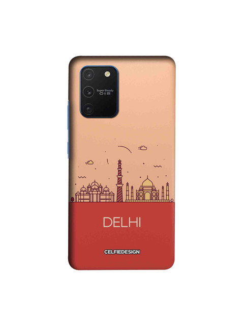 

CelfieDesign Delhi skyline Samsung Galaxy S10 Lite Back Cover, Peach